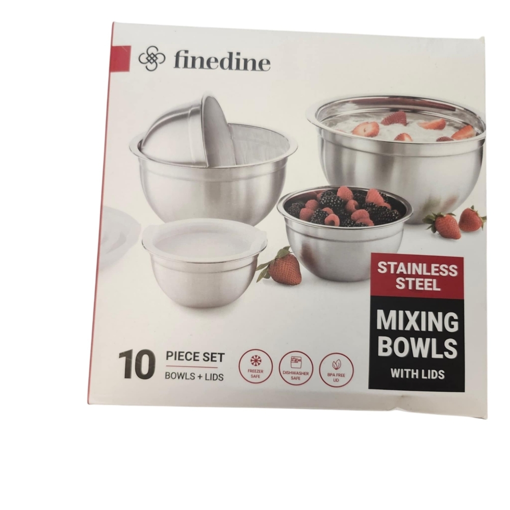 Finedine Mixing Bowl Set 10pc